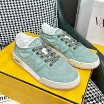 Fendi Match Sneakers Women Mesh Green