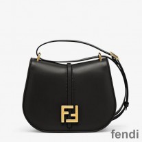 Fendi Medium C'mon Bag In Calf Leather Black
