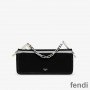 Fendi First Sight Pouch In Calf Leather Black
