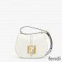 Fendi Mini C'mon Bag In Calf Leather White