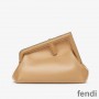 Fendi Small First Bag In Nappa Leather Beige