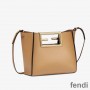 Fendi Small Way Bag In Calf Leather Apricot